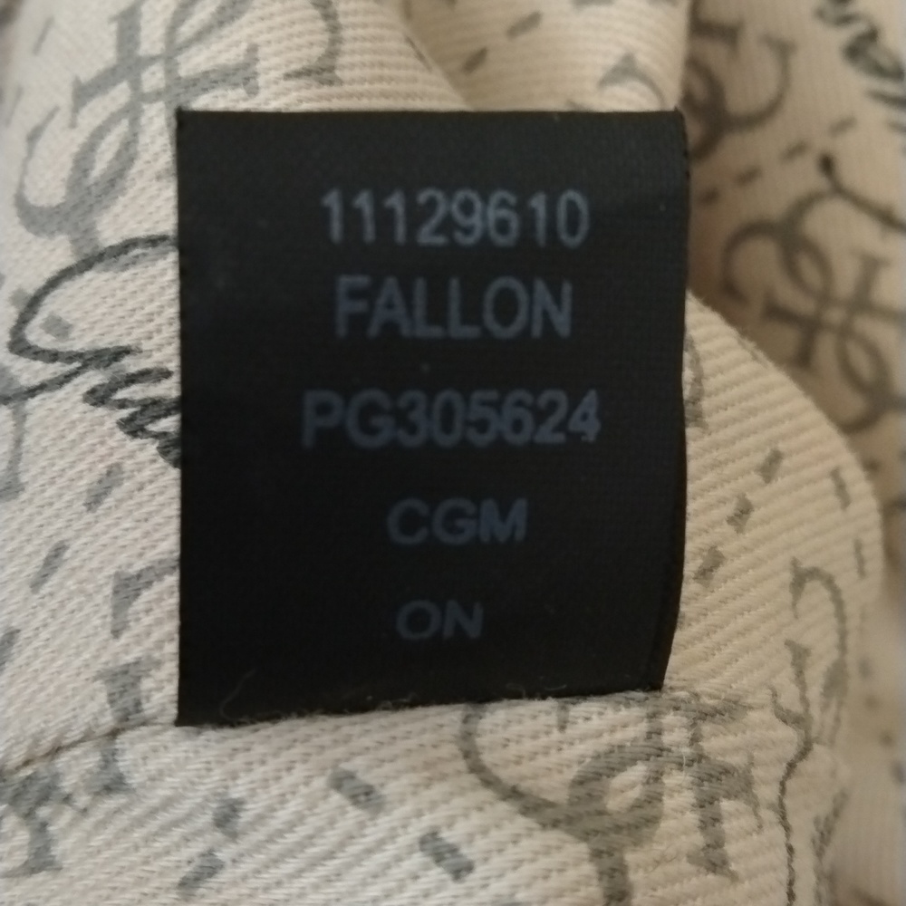 Guess Color Block Fallon Tote Bag With Luggage Tag - image 7